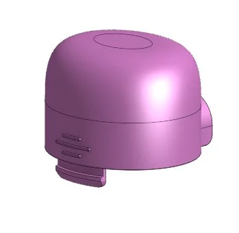 New snap lid on the Donut Hole-der